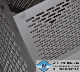 Decorative metal mesh panels