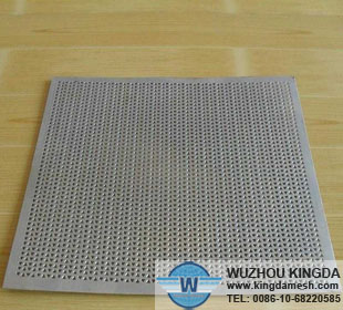 Decorative metal mesh panels