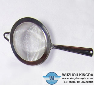 Small stainless wire mesh strainer
