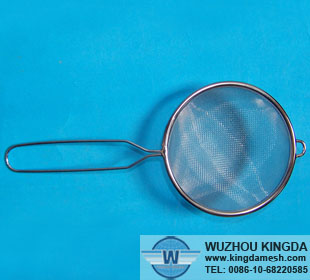 Small stainless wire mesh strainer