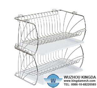 Stainless steel wire dish rack