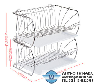 Stainless steel wire dish rack