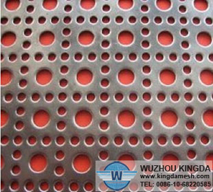 Perforation decorative design mesh