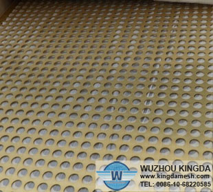 Decorative metal screen sheet