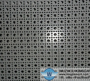 Decorative metal screen sheet