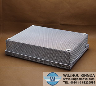 Wire mesh file box