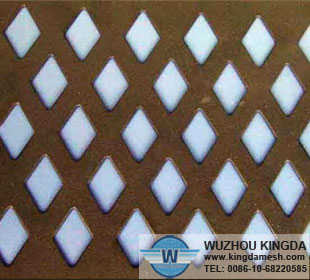Perforated copper screen