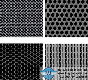 Decorative metal screen mesh