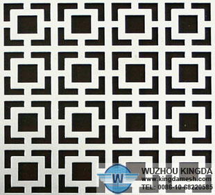 Decorative metal screen mesh