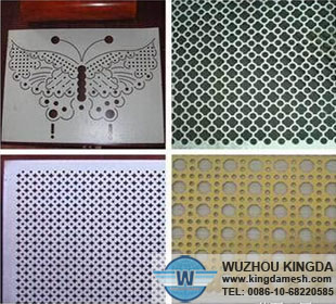 Decorative metal screen mesh