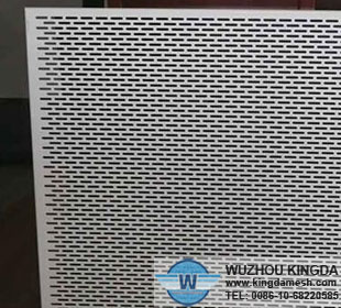 Stainless steel plate with holes