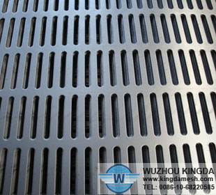 Slotted hole perforated sheet