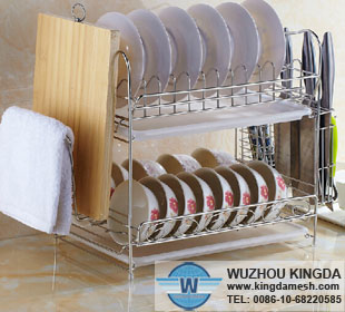 Large rust proof dish racks