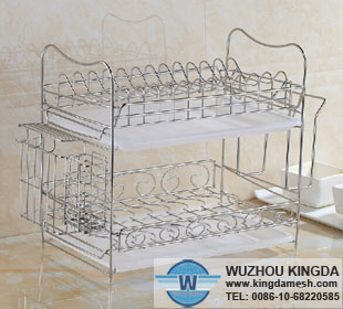 Large rust proof dish racks