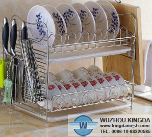 Large rust proof dish racks