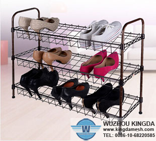 Wire shoe rack