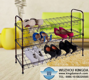 Wire shoe rack