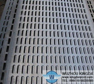 Stainless steel slotted sheets
