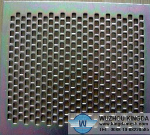 Square hole perforated stainless steel sheet