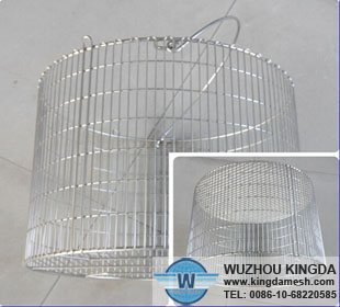 Wire mesh round baskets