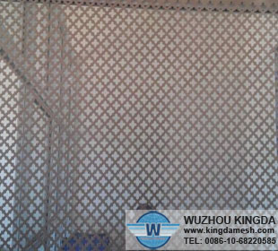 Decorative perforated metal sheets