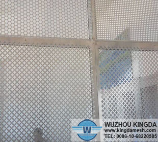 Decorative perforated metal sheets