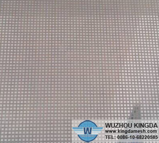 Decorative perforated metal sheets