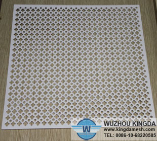 Decorative perforated screening