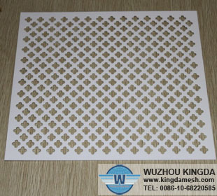 Decorative perforated screening