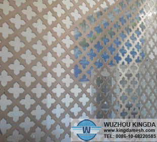 Decorative perforated screening