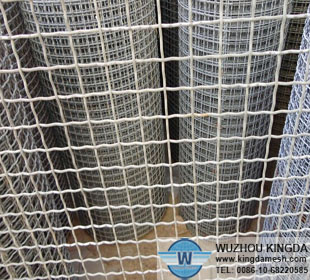 Galvanized crimped square wire mesh 