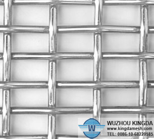 Galvanized crimped square wire mesh 