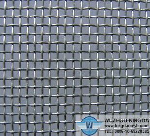 Galvanized crimped square wire mesh 