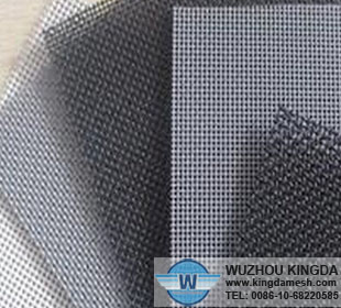 Security window screens steel mesh