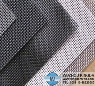 Security window screens steel mesh