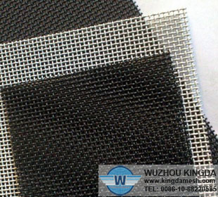 Security window screens steel mesh