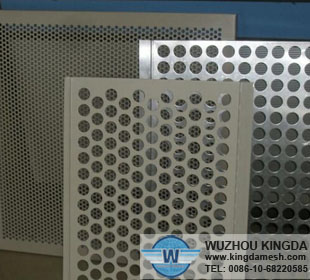 Stainless steel perforated panels