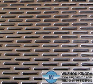 Decorative metal elliptical panels