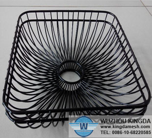 Black wire basket