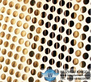 Decorative aluminum perforated sheets