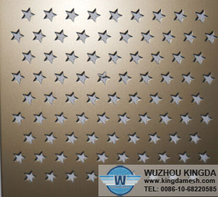 Decorative aluminum perforated sheets