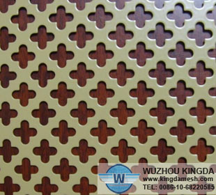 Decorative aluminum perforated sheets