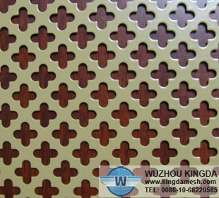 Decorative aluminum perforated sheets