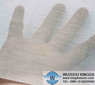 Stainless steel woven cloth