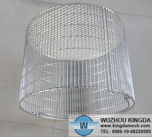 Round metal baskets large