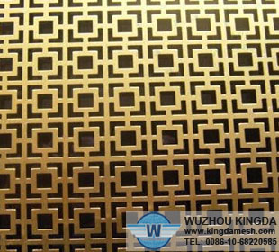 Metal decorative panels