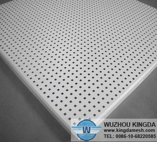 Perforated board panels
