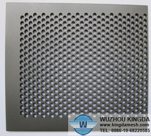 Punched metal mesh