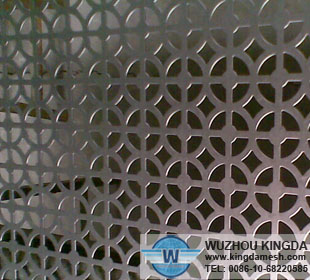 Perforated aluminum screen