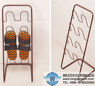 Metal wire shoe rack